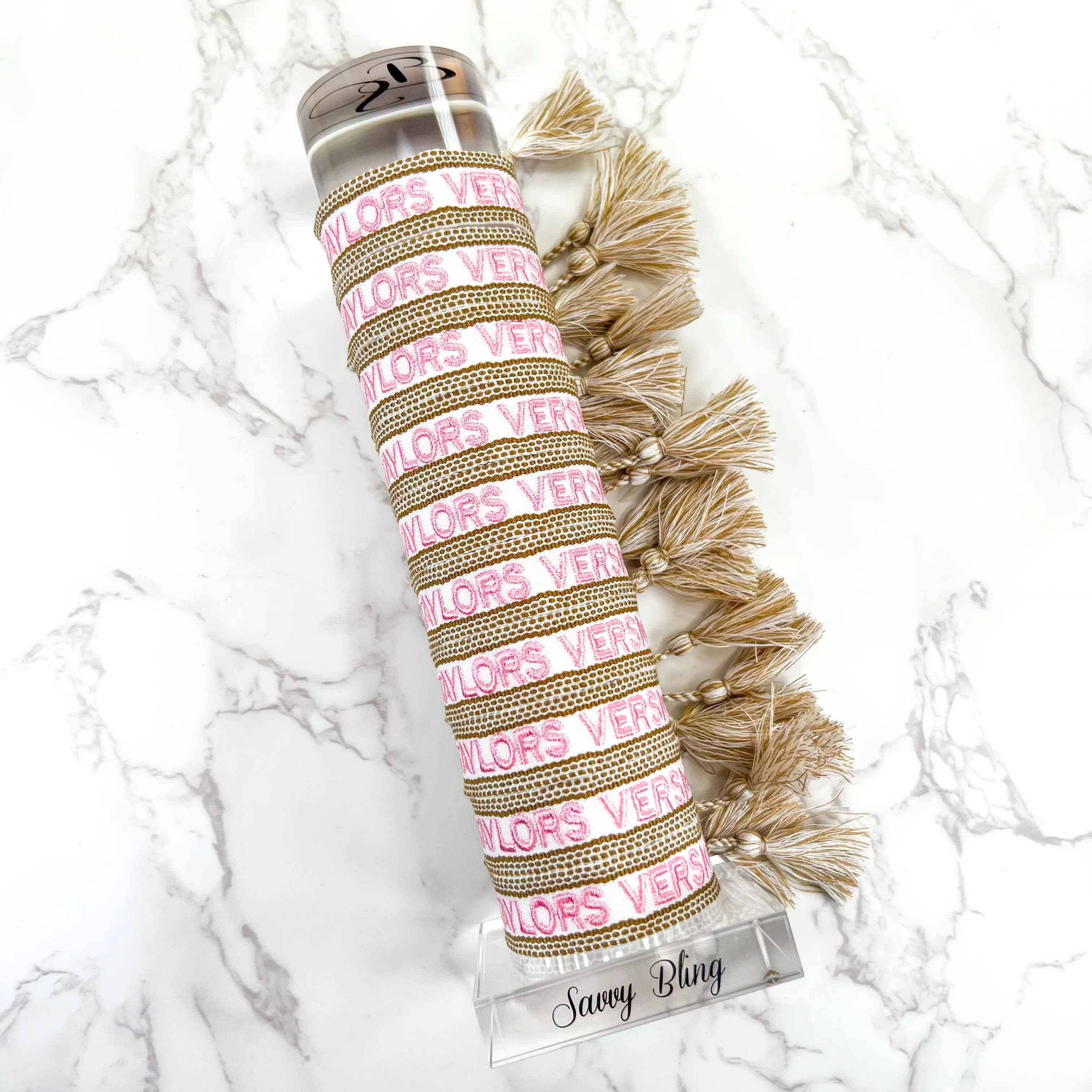 Taylors Version Embroidered Bracelet