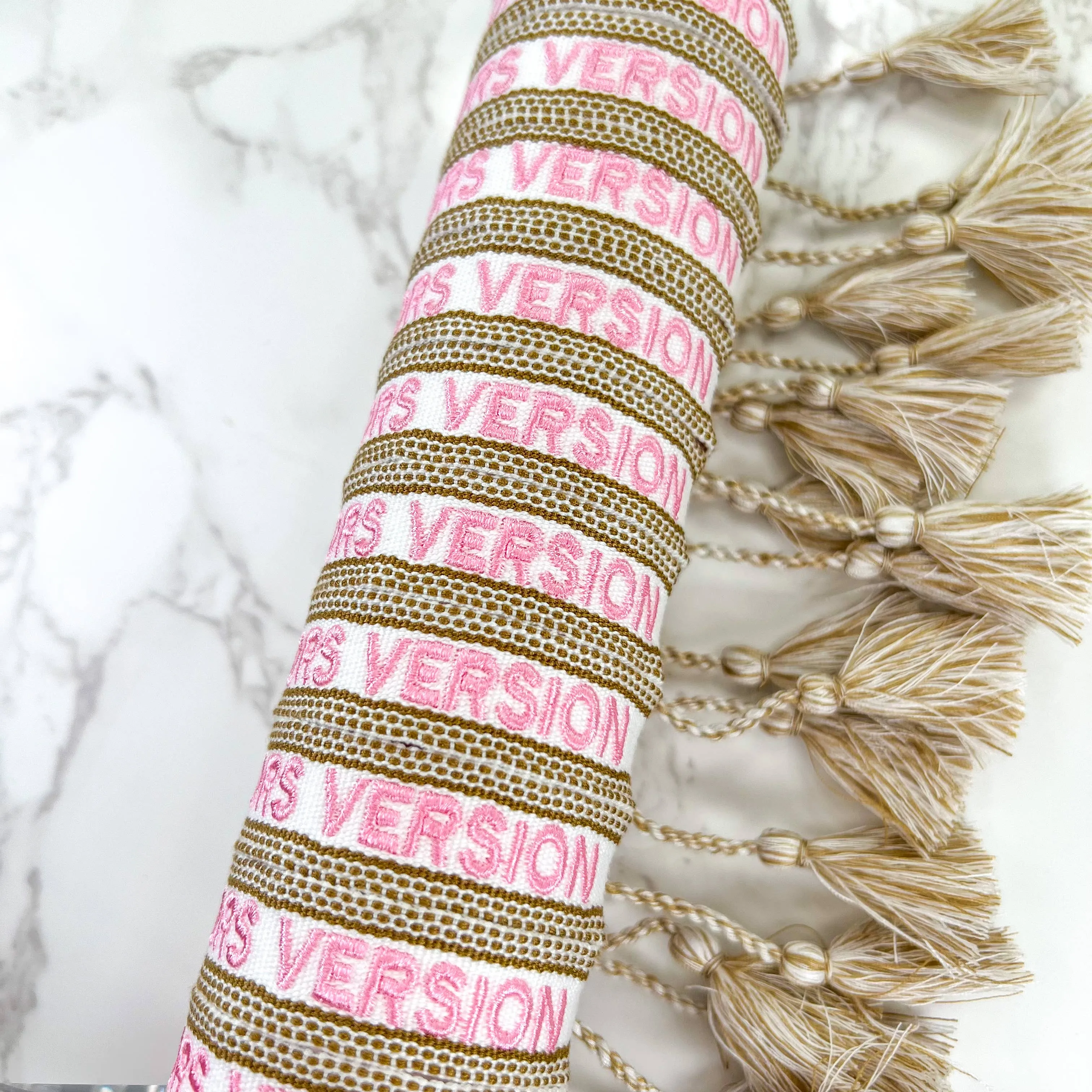 Taylors Version Embroidered Bracelet