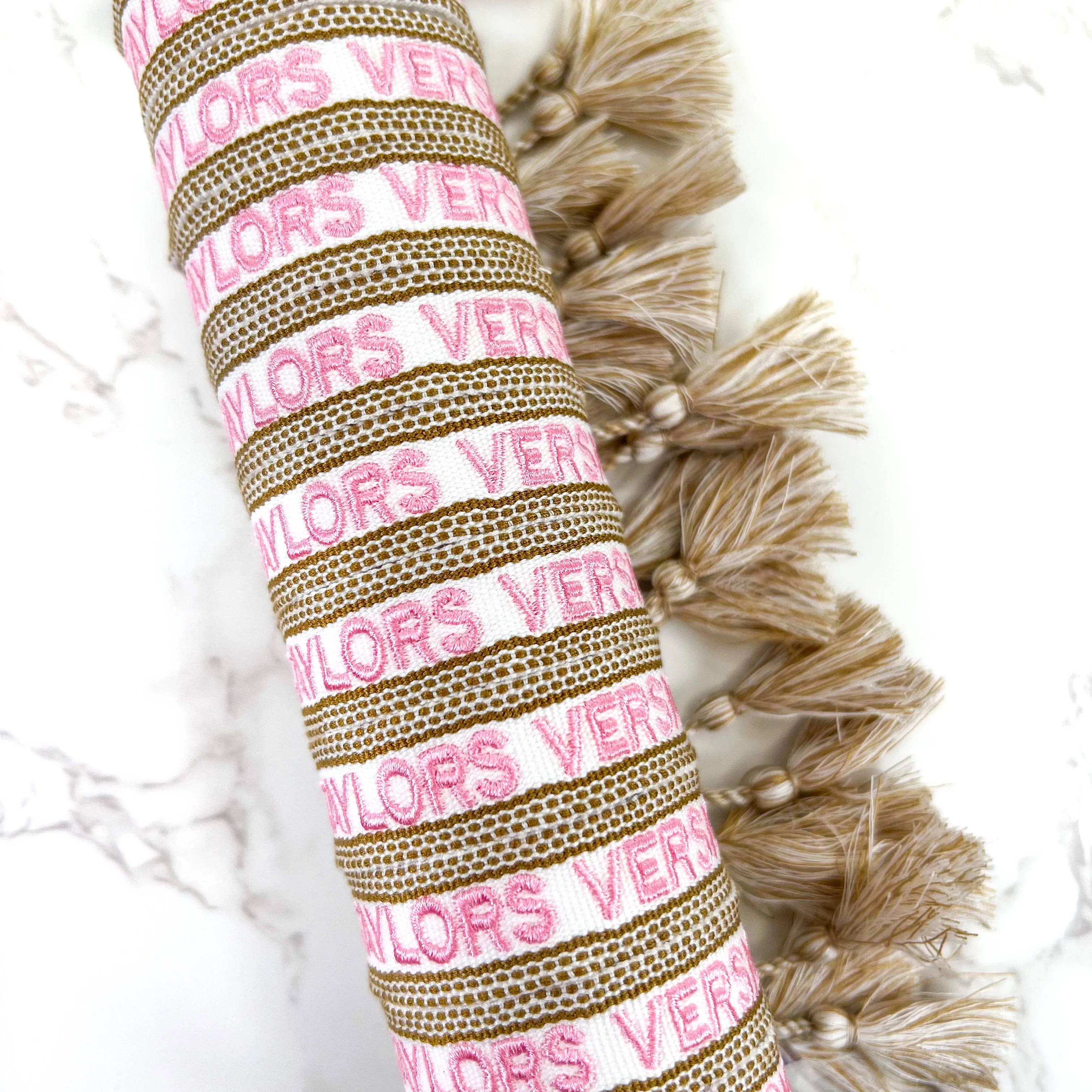Taylors Version Embroidered Bracelet