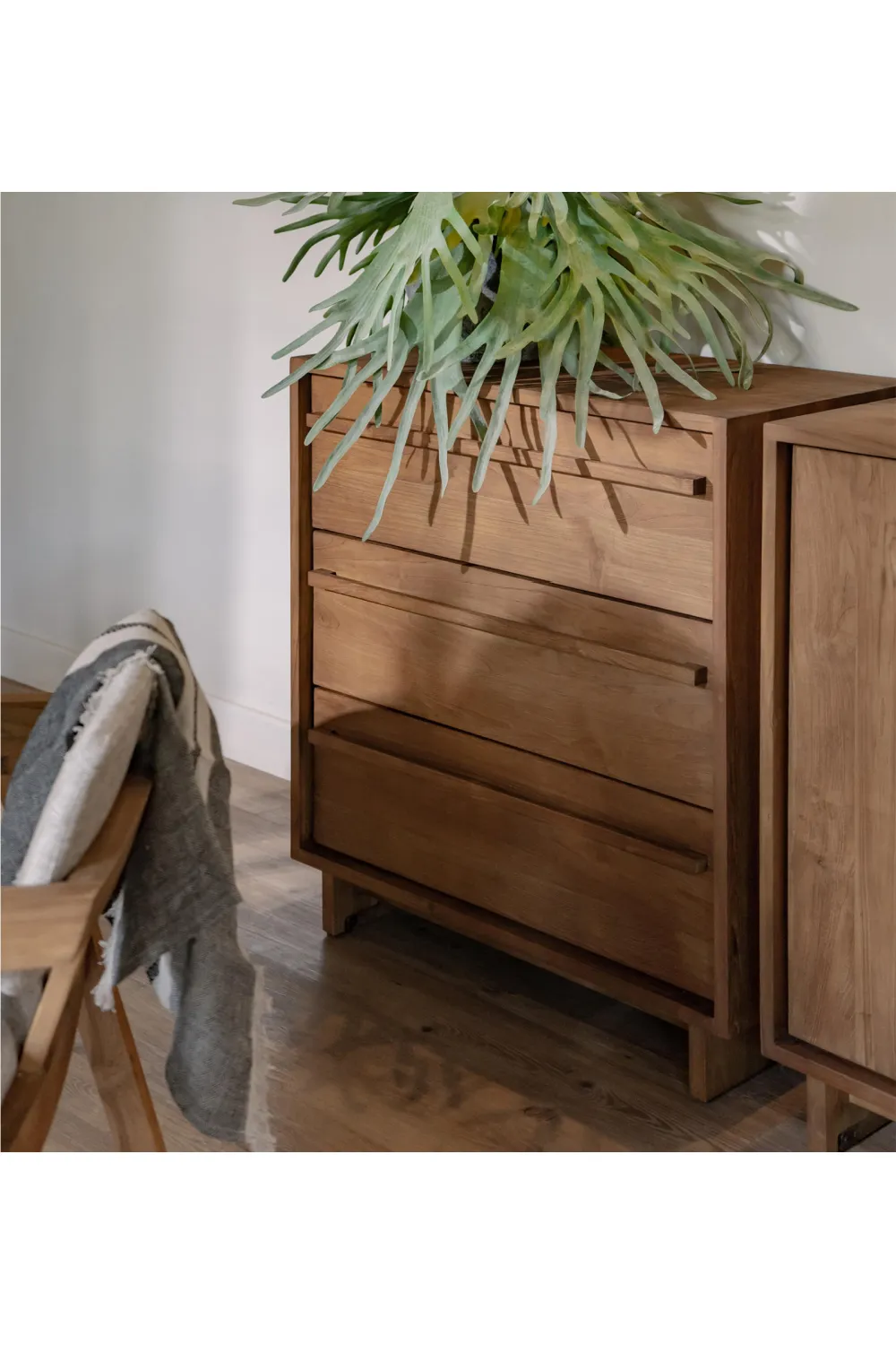 Teak Minimalist 3-Drawer Dresser | dBodhi Inline
