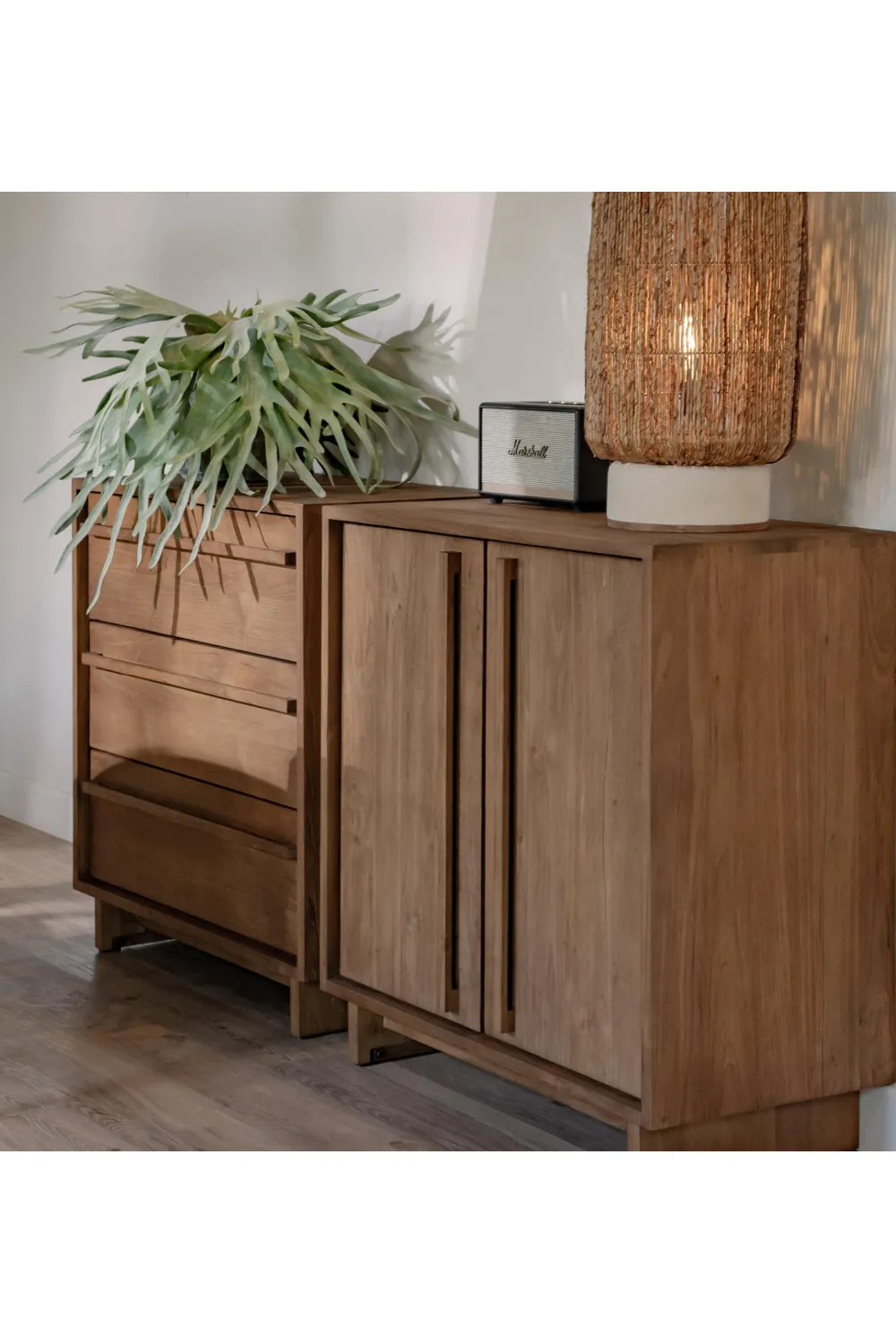 Teak Minimalist 3-Drawer Dresser | dBodhi Inline