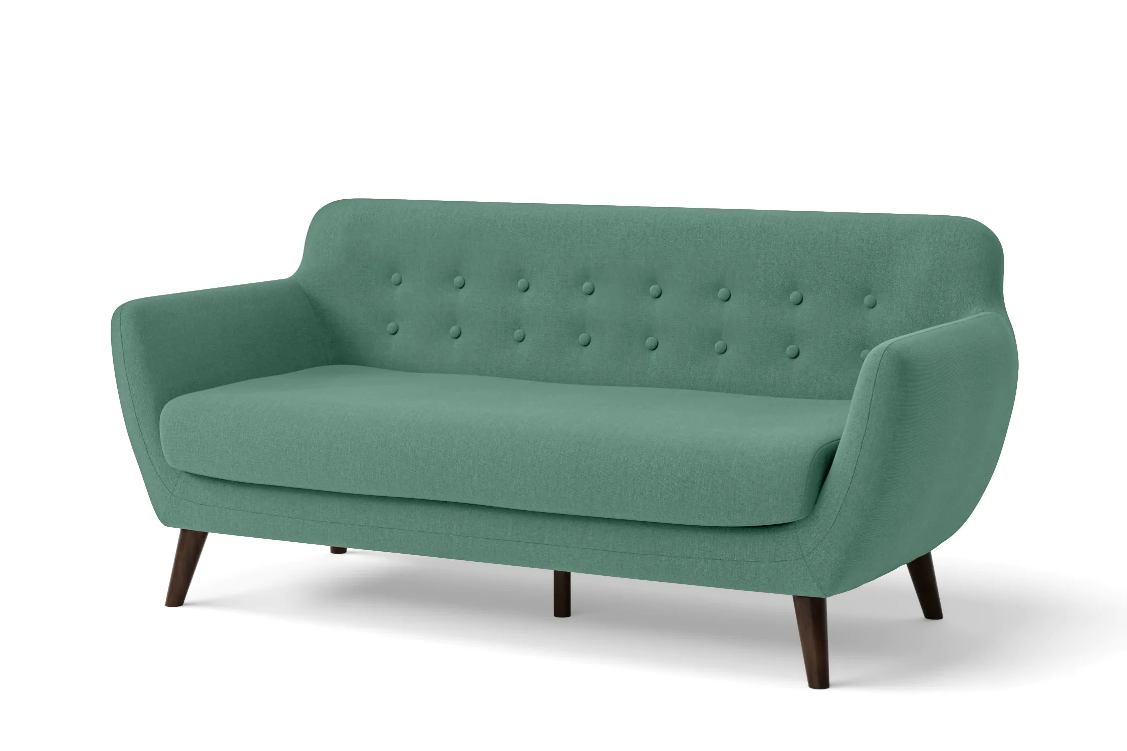 Terni 3 Seater Sofa Mint Green Linen Fabric