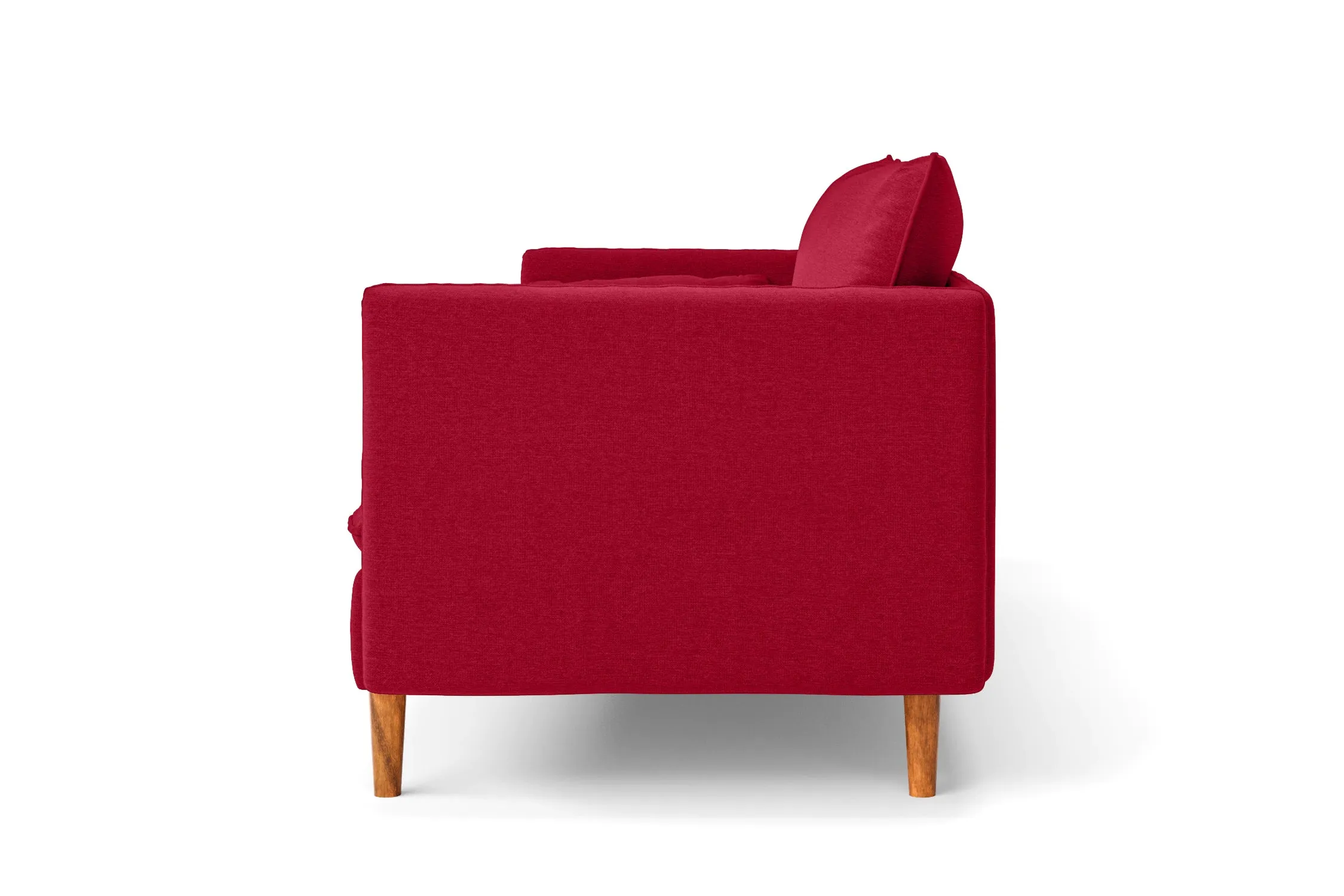 Tirreni Armchair Red Linen Fabric