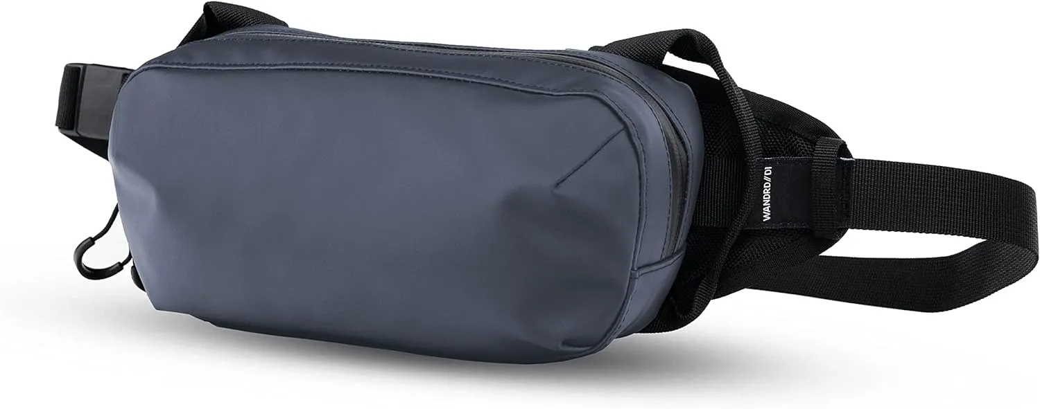 WANDRD All-New D1 Fanny Pack - Crossbody Carry Bag for Hiking, Traveling, Festivals, Sports, and More - Weather-Resistant for Phones, Wallets, Keys, and Camera (Aegean Blue)