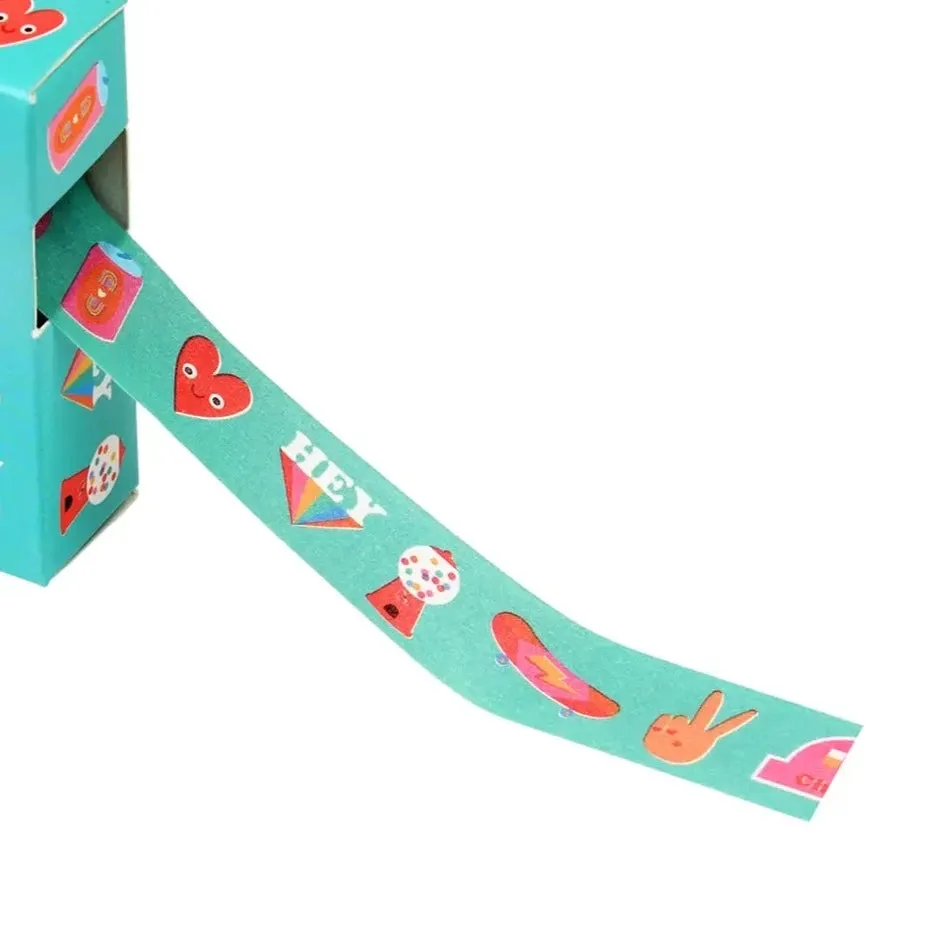 Washi Tape: Retro Icons