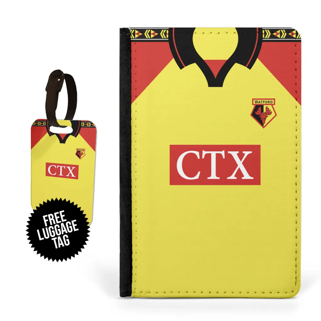Watford Retro Kit Passport Cases