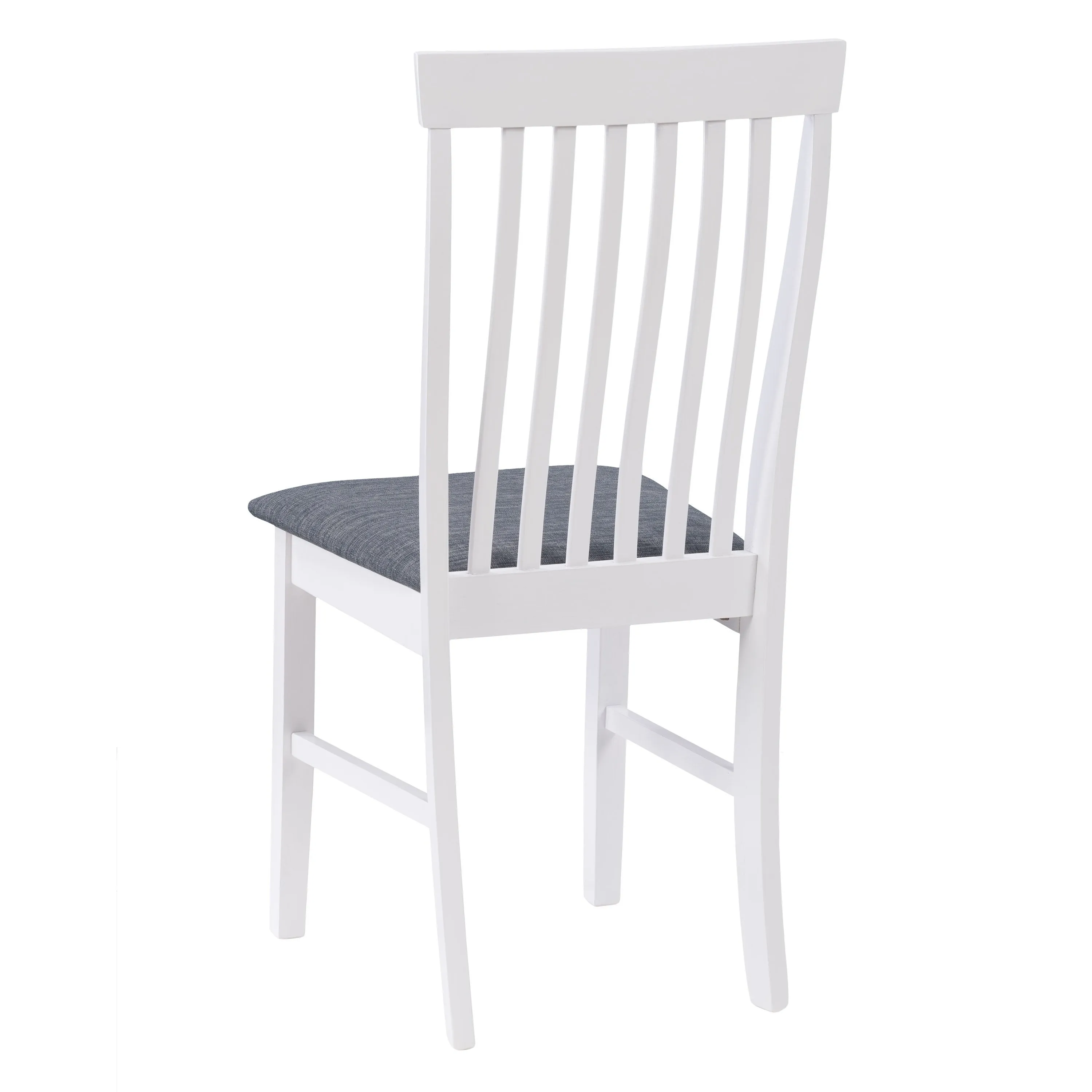 White Wooden Chairs, Set of 2