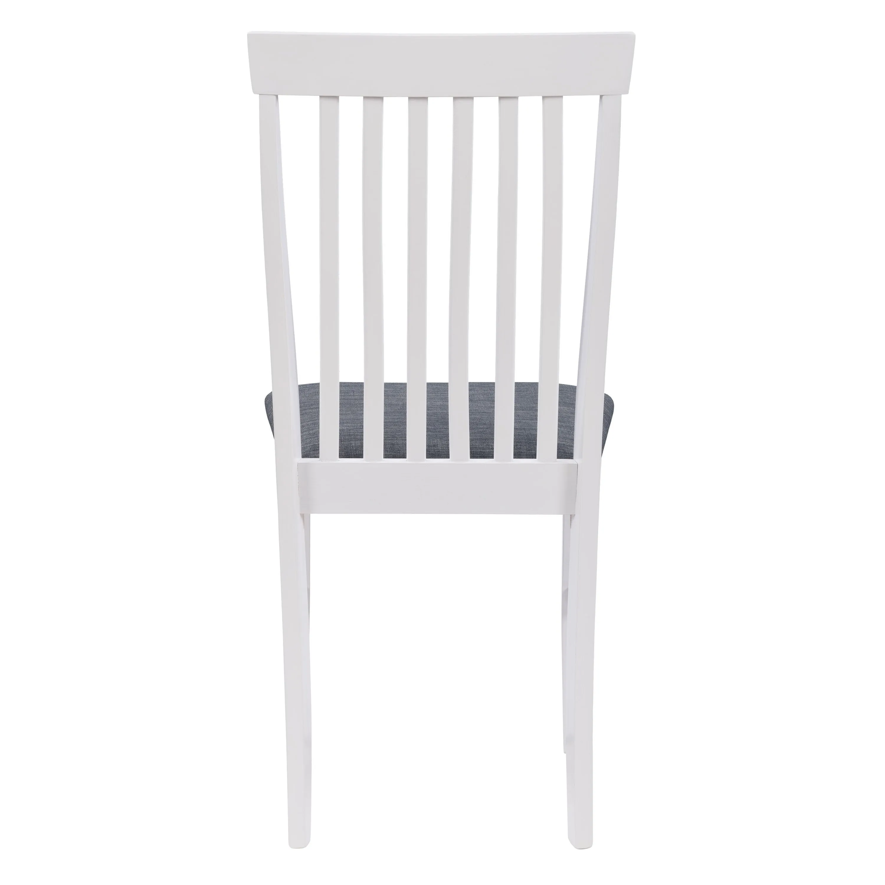 White Wooden Chairs, Set of 2