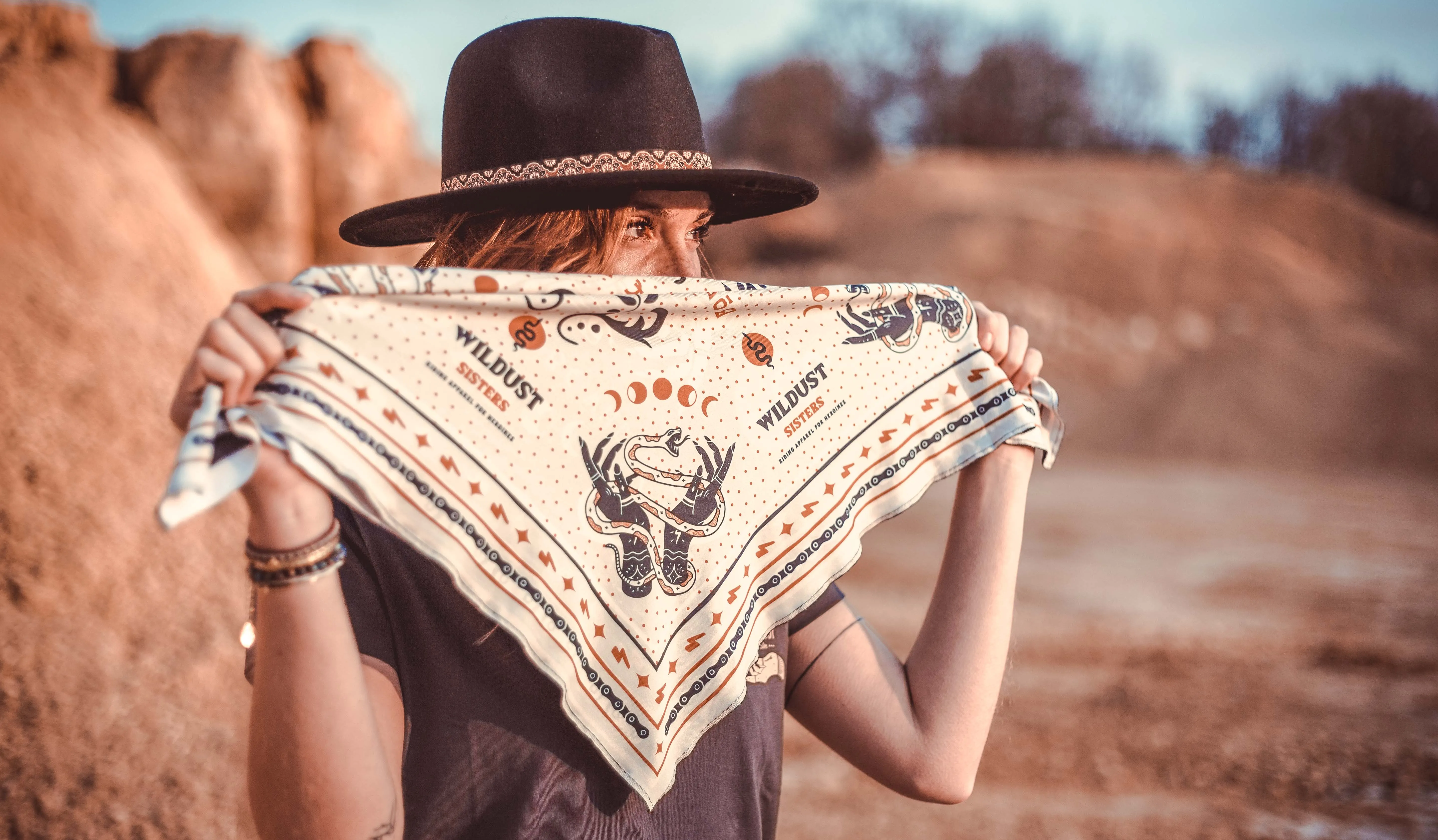 Wildust Sisters Born Wild Bandana Tube Scarf