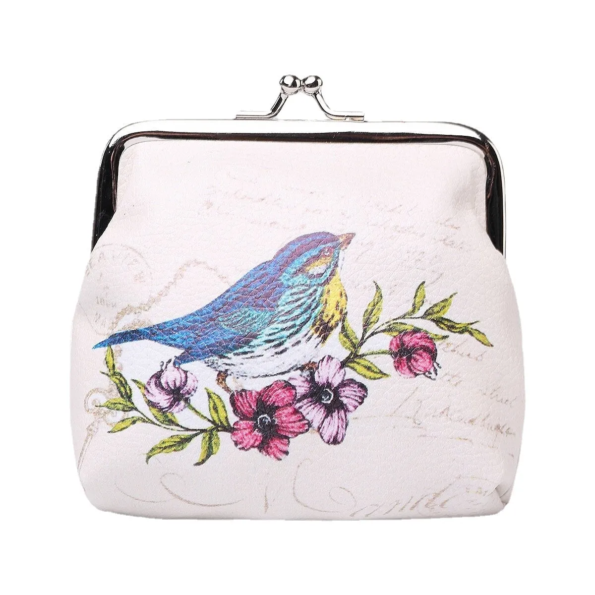 Women Girls Owl Butterfly Floral Mini Wallet Card Handbag Bag