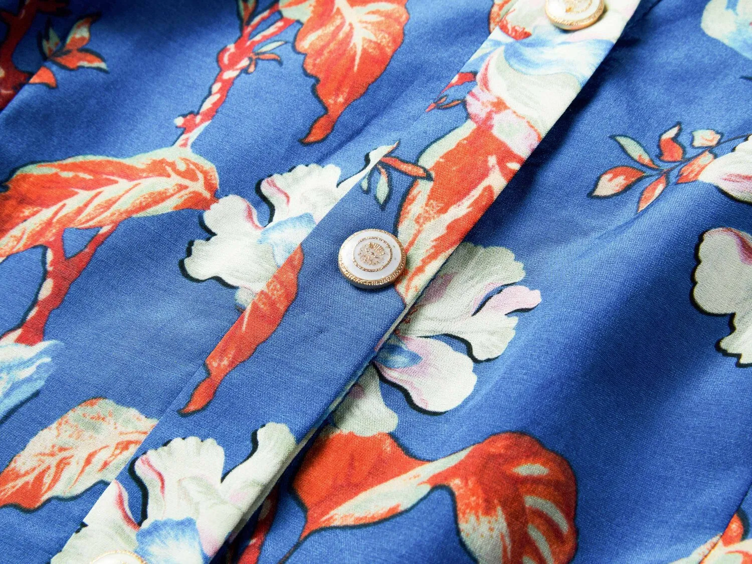 YAYING Printed Waist-fitted Dress