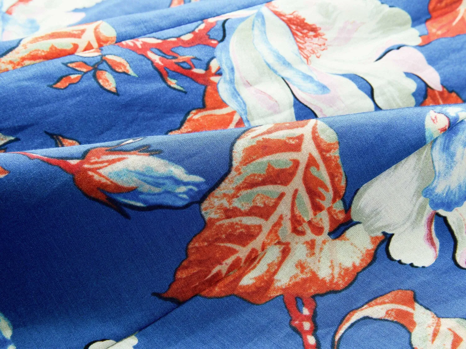 YAYING Printed Waist-fitted Dress